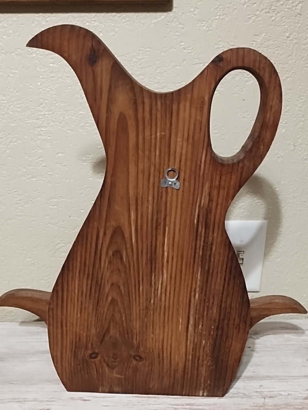 Wooden Decorative Pitcher Stand - Brown - Picture 7 of 12